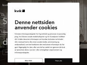 'kvik.no' screenshot