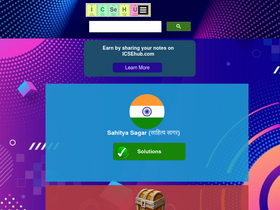'icsehub.com' screenshot