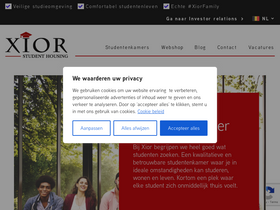 'xior.be' screenshot