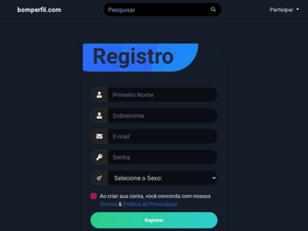 'bomperfil.com' screenshot