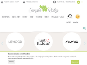 'junglebaby.rs' screenshot