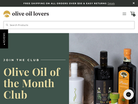 'oliveoillovers.com' screenshot