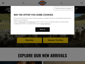 'dickieslife.com' screenshot