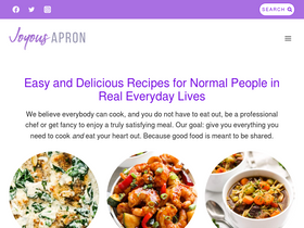 'joyousapron.com' screenshot