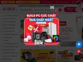 'minhancomputer.com' screenshot