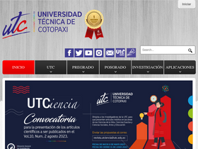 'utc.edu.ec' screenshot