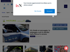 'isnews.it' screenshot