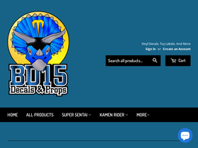 bd15decals.com homepage screenshot