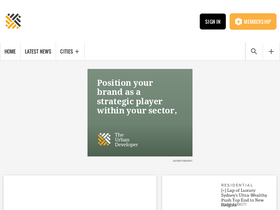 'theurbandeveloper.com' screenshot