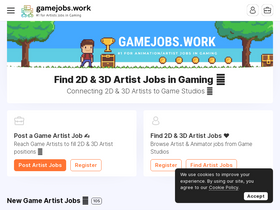 'gamejobs.work' screenshot