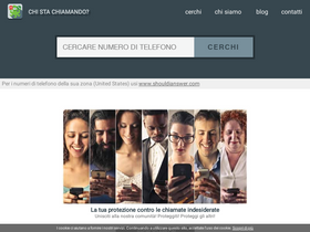 'chistachiamando.it' screenshot