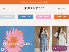 'piperandscoot.com' screenshot