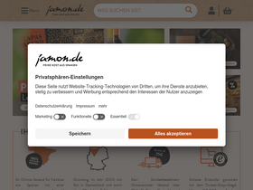 'jamon.de' screenshot