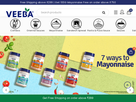 Veeba website screenshot