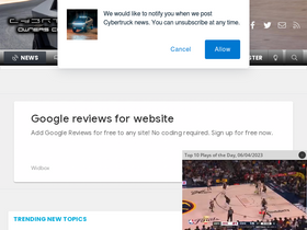 'cybertruckownersclub.com' screenshot