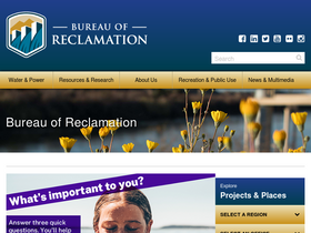 'usbr.gov' screenshot