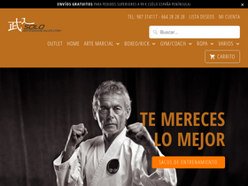'soloartesmarciales.com' screenshot