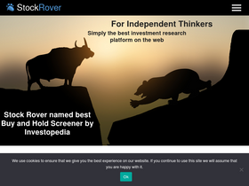 'stockrover.com' screenshot