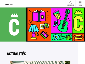 'charleroi.be' screenshot