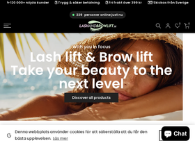 lashandbrowlift.com homepage screenshot