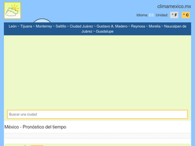 'climamexico.mx' screenshot