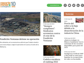 'reporteminero.cl' screenshot