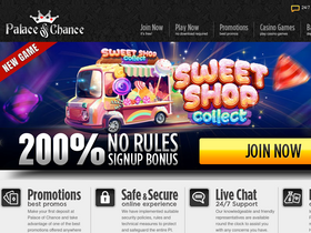 'palaceofchance.com' screenshot
