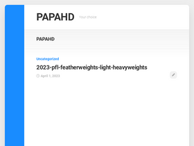 'papahd.club' screenshot