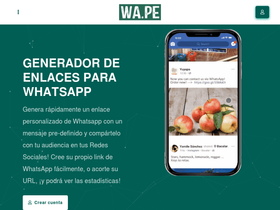 'wa.pe' screenshot