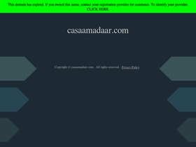 casaamadaar.com homepage screenshot