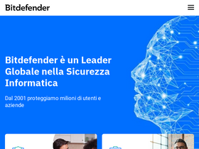 'bitdefender.it' screenshot