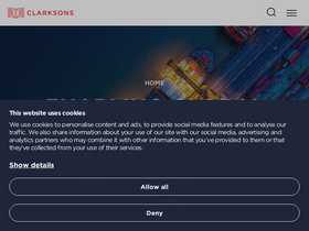 'clarksons.com' screenshot