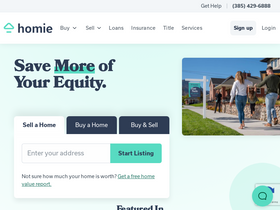 'homie.com' screenshot