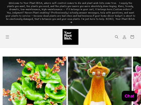yourplantbitch.com homepage screenshot
