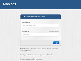 'mobiads.co.in' screenshot