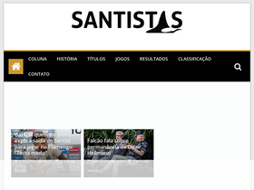 'santistas.net' screenshot