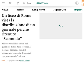 'lifegate.it' screenshot