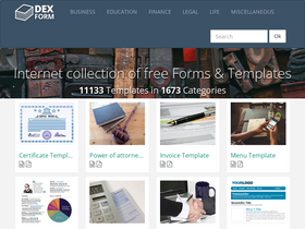 'dexform.com' screenshot