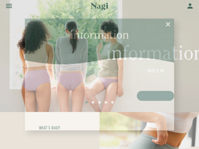 nagi-jp.com homepage screenshot