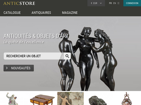 'anticstore.com' screenshot