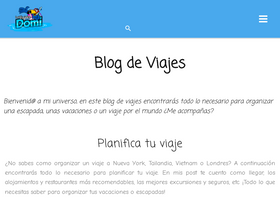 'losviajesdedomi.com' screenshot