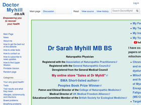 'drmyhill.co.uk' screenshot