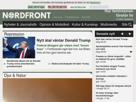 'nordfront.se' screenshot