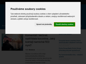 'investujeme.cz' screenshot