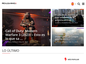 'realgaming101.es' screenshot