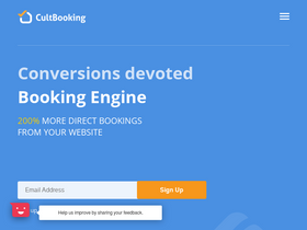 'cultbooking.com' screenshot