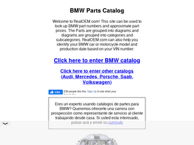 'realoem.com' screenshot