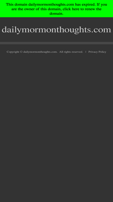 dailymormonthoughts.com