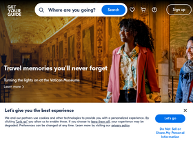 'getyourguide.dk' screenshot