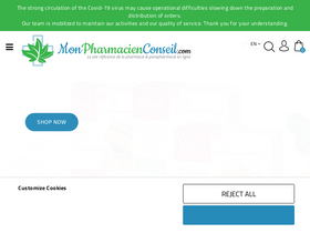 'mon-pharmacien-conseil.com' screenshot